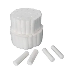 Customized size non- sterile stop bleeding wound cleaning disposable surgical dental cotton roll