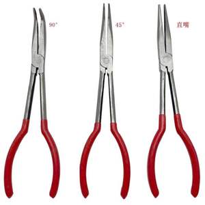 Pince en acier à manche <span class=keywords><strong>rouge</strong></span> de 11 pouces pince à <span class=keywords><strong>creuset</strong></span> pour fondre <span class=keywords><strong>le</strong></span> bol en or pince à <span class=keywords><strong>creuset</strong></span> à manche <span class=keywords><strong>rouge</strong></span> - Product Image 2