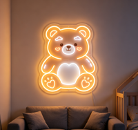 Enseigne au néon LED personnalisée, lumière au néon à motif personnalisé, enseigne au néon décorative murale, enseignes au néon sur mesure