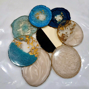 Marine Resin Coasters Customizable High Quality Resin Maple Coasters Are Hot Sellers Wood Resin Coasters By Fashion Craft India - Product Image 1