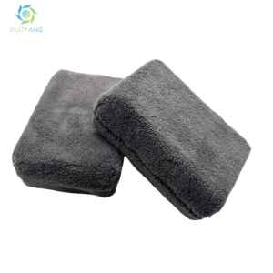 Car Detailing Care Paint <strong>Tire</strong> Microfiber <strong>Suede</strong> Cloth Nano Ceramic Coating Applicator Sponge - Product Image 1
