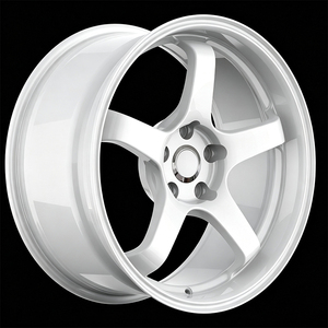 ล้อฟอร์จ RAYS TE37 สีขาว ขนาด 16-22 นิ้ว 5x114.3 5x100 สำหรับ BMW 340i Nissan Silvia S15 Volvo S60 Jaguar F-Type Ford Focus RS - Product Image 3