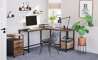 Conception simple table en bois de gros bureaux d'angle d'ordinateur de style moderne meubles de bureau à domicile bureau d'étude avec tiroir