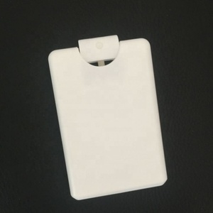 Botella de Spray Plana de Plástico de 20 ml con Forma de Tarjeta de Crédito - Product Image 1