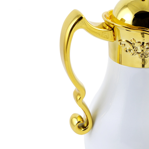 <span class=keywords><strong>Théière</strong></span> en acier inoxydable de style arabe de 1 L, doublure en verre de style moyen-oriental, <span class=keywords><strong>thermos</strong></span> doré avec poignée, personnalisable - Product Image 4