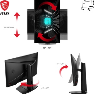 MSI G274QPF E2 27" QHD 180Hz Rapid IPS Gaming Monitor 2560x1440 - 1ms - <b>DisplayPort</b> - <b>USB</b>-<b>C</b> 15W - HDR400 - Product Image 4