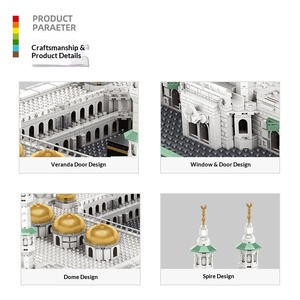 WANGE BRICKS Serie Arquitectura Mundial, Modelo <span class=keywords><strong>de</strong></span> <span class=keywords><strong>la</strong></span> <span class=keywords><strong>Mezquita</strong></span> <span class=keywords><strong>de</strong></span> <span class=keywords><strong>la</strong></span> <span class=keywords><strong>Meca</strong></span> Árabe, Juguete <span class=keywords><strong>de</strong></span> Construcción, Bloques <span class=keywords><strong>de</strong></span> Construcción ABS Ensamblados, Partículas Pequeñas - Product Image 3