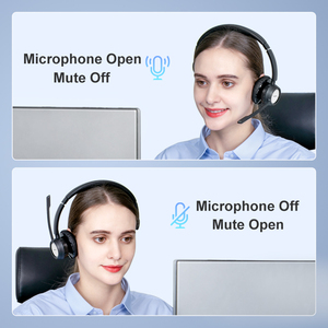 Vente en gros ENC DSP AI <span class=keywords><strong>Casque</strong></span> antibruit <span class=keywords><strong>Casque</strong></span> d'ordinateur <span class=keywords><strong>Bluetooth</strong></span> sans fil <span class=keywords><strong>avec</strong></span> <span class=keywords><strong>station</strong></span> d'accueil - Product Image 5