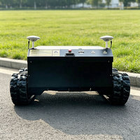 Tondeuse à gazon robotisée électrique de 790 mm avec navigation RTK, batterie LiFePO4 48 V et télécommande pour l'entretien des pelouses commerciales