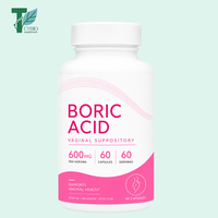 Capsules d'acide borique en marque blanche OEM – Acide borique pour l'équilibre du pH, le contrôle des odeurs et le confort