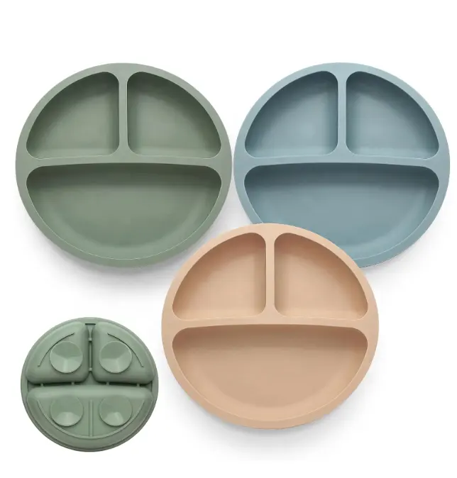 Factory Direct Customizable BPA-Free Eco Silicone Baby Bowl: Easy-Clean & Safe Feeding