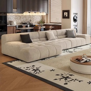Atunus Divano Componibile Moderno Stile Nordico a Forma di L, Set di <span class=keywords><strong>Divani</strong></span> in Tessuto <span class=keywords><strong>per</strong></span> <span class=keywords><strong>Soggiorno</strong></span>, Arredamento di Lusso <span class=keywords><strong>per</strong></span> la Casa - Product Image 2