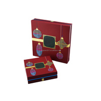 Vente directe usine – Boîtes rigides rouges personnalisables avec poignée, doublure en éponge, finition bronzée, forme sac à main – Tendance mode haut de gamme