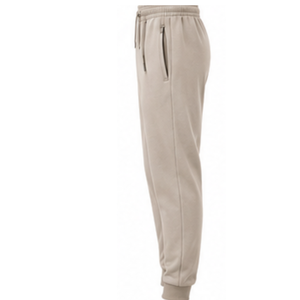 Ensemble de survêtement beige uni pour homme, veste zippée à col montant et pantalon de jogging, tenue décontractée pour le sport, la course à pied et les activités de plein air - Product Image 6