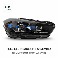 Feux de jour style flèche pour BMW X1 F49 2016-2019 – Ensemble de phares avant avec clignotants améliorés