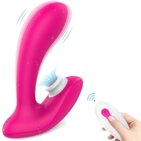 Ferngesteuerter Saugvibrator für Frauen Klitoris- und Brustwarzen-Stimulator Weibliches Erwachsenen-Sexspielzeug Persönliche Körpermassage