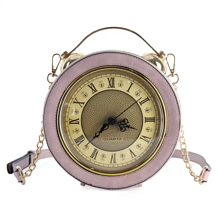 Amazon.com: New Charms Vintage Alarm Clock Purse Hanger with Bling - Keeps  Your Bag Off The Floor and Folds to Fit in Your Handbag : Clothing, Shoes &  Jewelry