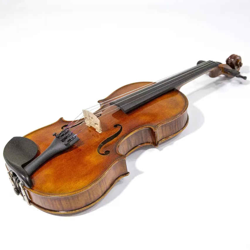 Pura pintura artesanal violino profissional de alta qualidade para High-grade 15 anos naturalmente secos maple spruce material