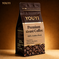YOUYI Sachets d'emballage de café en vrac de 5 lb, pochettes verticales avec valve de dégazage, refermables, haute qualité pour torréfacteurs, anti-lumière