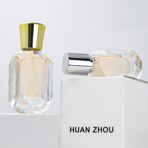 Bán Buôn Nước Hoa Chai Thủy Tinh Hick Dưới 30Ml 50Ml Đa Giác Phun Chai Trong Suốt Refillable Rỗng Chai Thủy Tinh - Product Image 4