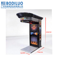 Machine d'arcade de boxe Ultimate Punch pour le sport en salle pour adultes Machine d'entraînement à la rédemption en métal plastique multilingue (anglais espagnol)