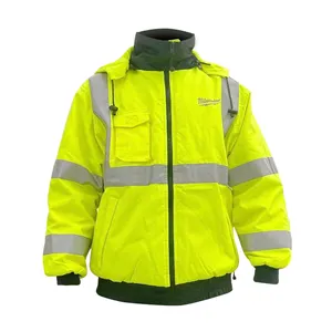 12V Off-road Riding Motorcycle Heated Clothes Sanitation Worker Jacket Traffic Uniform With Battery Pack