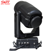 Projecteur à tête mobile étanche IP65 380W, angle de faisceau 1.5-3°, température de couleur 8000K, DMX512, 13 couleurs, 17 gobos, pour scène musicale