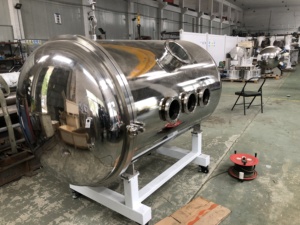 Custom SS304 316 Cylindrical Ultra High Vacuum Chamber <strong>Lab</strong> - Product Image 3