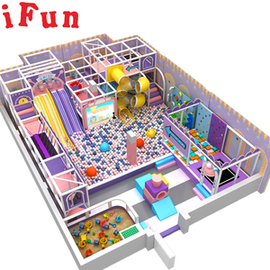 Terrain de jeux intérieur pour enfants piscine à balles sans trampoline parcours Ninja mur <span class=keywords><strong>d</strong></span>'escalade à vendre - Product Image 1