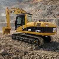 Zuverlässiger Gebrauchter CAT 320CL Bagger 20 Tonnen Raupenbagger Caterpillar Hydraulikmaschine für Bauarbeiten Großhandel