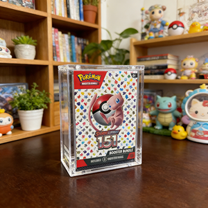 Acrylic Magnetic Pok&eacute;mon Booster Bundle <strong>Perspex</strong> <strong>Display</strong> <strong>Box</strong> with Magnetic Lids Eco-Friendly Customized Portable Case - Product Image 1