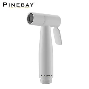 PINEBAY Stainless Steel Satin Bidet Attachment Toilet Shattaf Bidet Sprayer For Toilet