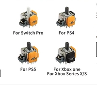 Pour PS3/PS4/PS5/Switch PRO/XBOX One/360 Joysticks à effet Hall Rocker Dernières: pas de latence pas de gigue pas de cercle couvert de dérive