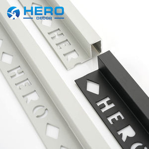 Profilé en aluminium Panneau de protection <span class=keywords><strong>Joint</strong></span> Strip Plafonds Encastré Hero Métal Mur Coin Garde Transition Bordure Carré Carrelage - Product Image 4