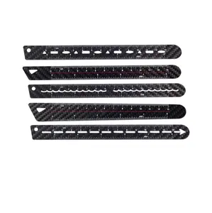 3K sợi carbon Cai Trị Carbon fibre văn phòng quy mô Chiều dài 13,20, 30cm