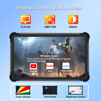 Tablet PC Industri Tangguh Layar Sentuh Kapasitif 13,3 inci Win11 I7 RAM 16GB, Langsung dari Pabrik