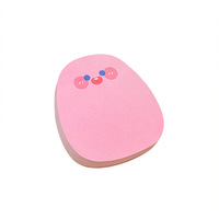Bloc-notes autocollants Kawaii Moticon, papier mémo découpé à la forme, papeterie, fabricant personnalisé, papier pour laisser des messages