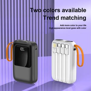 Banco de Energía de Alta Capacidad de 10000 mAh con Pantalla LED, Carga Rápida, Resistente al Agua, Portátil para Exteriores, Cable USB, Material Plástico, Salida de 22.5 W - Product Image 4