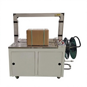 Máquina flejadora de PP de 9-15 mm para almacenes industriales, máquina de embalaje y atado de bandas, 12-35 piezas/min, máquina flejadora de cajas de cartón - Product Image 1