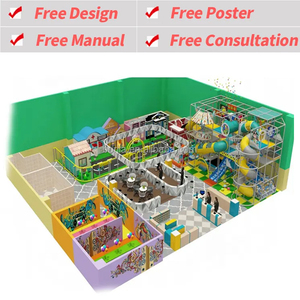 Equipo de Juegos Interior para Niños con Doble Tobogán y Juego Interactivo, Certificado CE, Seguro y Duradero para Uso Escolar - Product Image 2