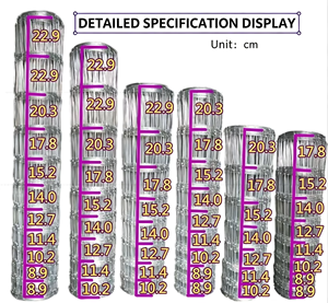 Hot-Dipped Galvanized Cattle Fence Heavy-Duty Livestock Fence for Ranch Pasture Farm - Product Image 6