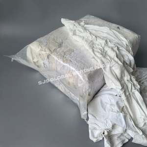 Trapos de Algodón para Maquinaria, 100% Algodón, 10KG 25KG, Trapos de Felpa Blancos, Trapos de Algodón Blancos - Product Image 1