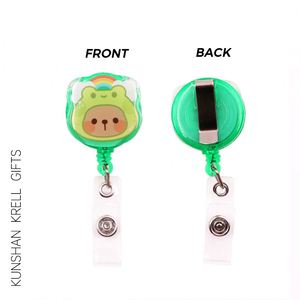 Porte-badge rétractable personnalisé en époxy motif branche d'arbre, nouveau produit, cadeau d'entreprise - Product Image 1