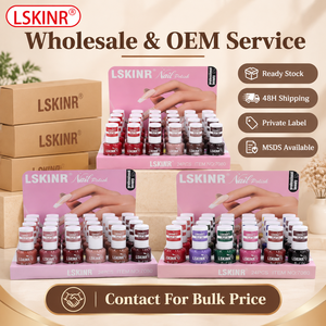 LSKINR 7080 24 Colors Nail Polish Set with Counter Display Box Air Dry Fast Drying Salon Wholesale OEM Private Label - Product Image 6