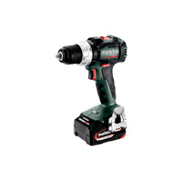 Perceuse-visseuse sans fil Metabo BS 18 LT BL avec mandrin sans clé, outil alimenté par batterie 18V 5.2Ah