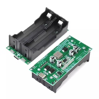 Module Chargeur de Batterie 18650 UPS Type-C 15W Charge Rapide Boost Alimentation/Convertisseur UPS 3A 5V 9V 12V Sortie Carte DIY