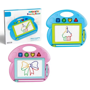 Vendita calda cartone animato bambino tavolo da disegno giocattoli per bambini Mini colorato tavolo da disegno magnetico - Product Image 1