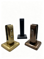 Clips de fixation pour main courante en verre en acier inoxydable 304, bases de poteaux de balustrade de balcon, clips de piscine, escaliers et accessoires