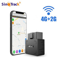 Dispositivo de Rastreo GPS SinoTrack ST-902LA con Sensor de Impacto y Alarma, Rastreo de Vehículos en Tiempo Real 4G+2G OBD para Tailandia, Malasia y Singapur