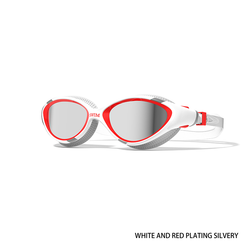 WHITE AND RED PLATING SILVERY